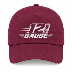 Casquette Tir Sportif - 12 Gauge - Cartouche - Bordeaux