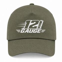 Casquette Tir Sportif - 12 Gauge - Cartouche - Kaki / Blanc