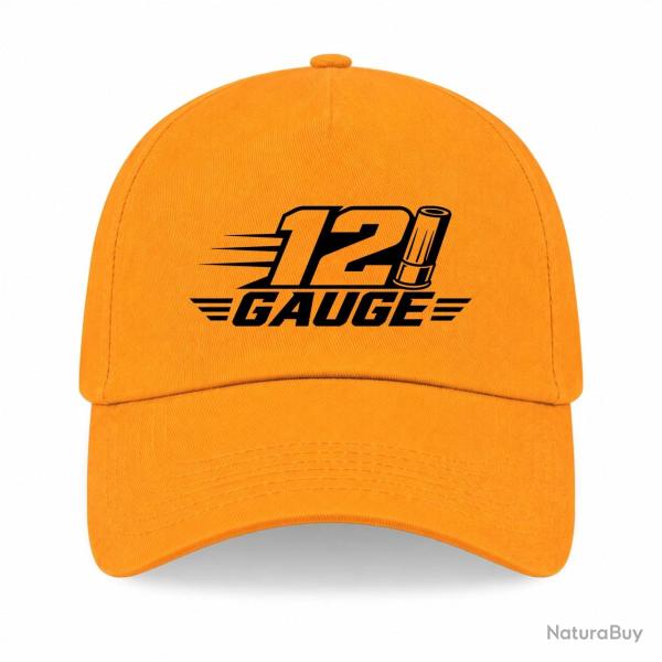 Casquette Tir Sportif - 12 Gauge - Cartouche - Jaune