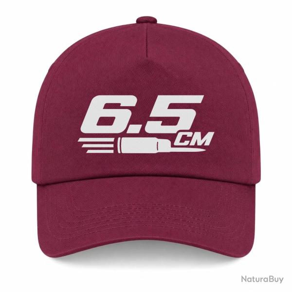 Casquette Tir Sportif - 6.5 CM - Typographie - Bordeaux