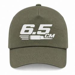 Casquette Tir Sportif - 6.5 CM - Typographie - Kaki / Blanc