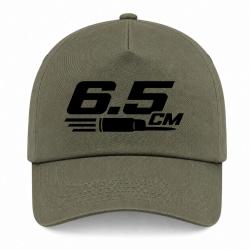 Casquette Tir Sportif - 6.5 CM - Typographie - Kaki / Noir