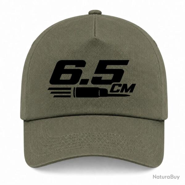 Casquette Tir Sportif - 6.5 CM - Typographie - Kaki / Noir