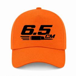 Casquette Tir Sportif - 6.5 CM - Typographie - Orange