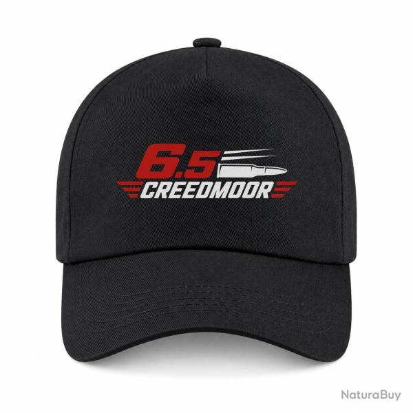 Casquette Tir Sportif - 6.5 Creedmoor - Cartouche - Noir / Orange