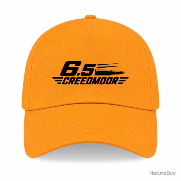 Casquette Tir Sportif - 6.5 Creedmoor - Cartouche - Jaune