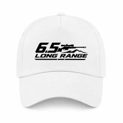 Casquette Tir Sportif - 6.5 Long Range - Carabine et montagne - Blanc