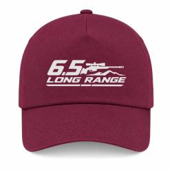 Casquette Tir Sportif - 6.5 Long Range - Carabine et montagne - Bordeaux