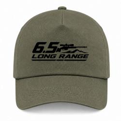 Casquette Tir Sportif - 6.5 Long Range - Carabine et montagne - Kaki / Noir