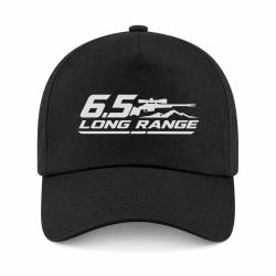 Casquette Tir Sportif - 6.5 Long Range - Carabine et montagne - Noir