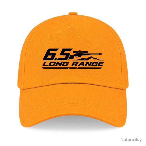 Casquette Tir Sportif - 6.5 Long Range - Carabine et montagne - Jaune