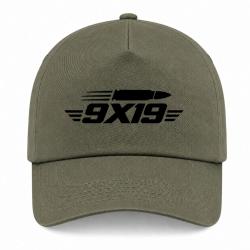 Casquette Tir Sportif - 9&times;19 - Cartouche - Kaki / Noir
