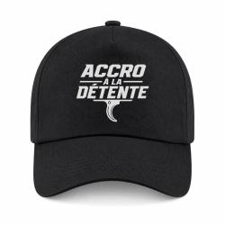 Casquette Tir Sportif - Accro &agrave; la d&eacute;tente - Noir
