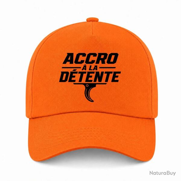 Casquette Tir Sportif - Accro � la d�tente - Orange