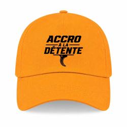 Casquette Tir Sportif - Accro &agrave; la d&eacute;tente - Jaune