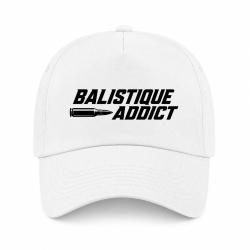 Casquette Tir Sportif - Balistique Addict - Blanc