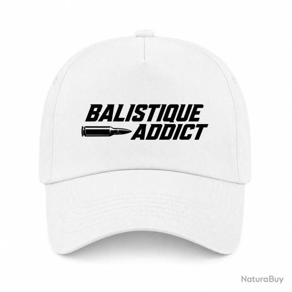 Casquette Tir Sportif - Balistique Addict - Blanc