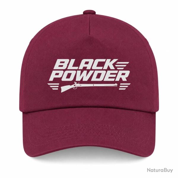 Casquette Tir Sportif - Black Powder - Fusil � silex - Bordeaux