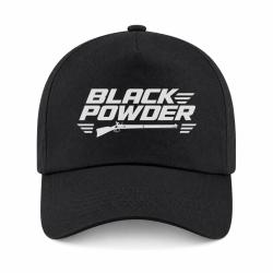 Casquette Tir Sportif - Black Powder - Fusil &agrave; silex - Noir