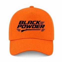 Casquette Tir Sportif - Black Powder - Fusil &agrave; silex - Orange