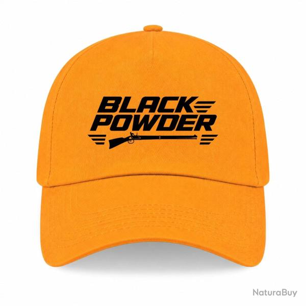 Casquette Tir Sportif - Black Powder - Fusil � silex - Jaune