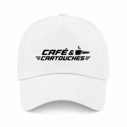 Casquette Tir Sportif - Caf&eacute; et cartouches - Blanc