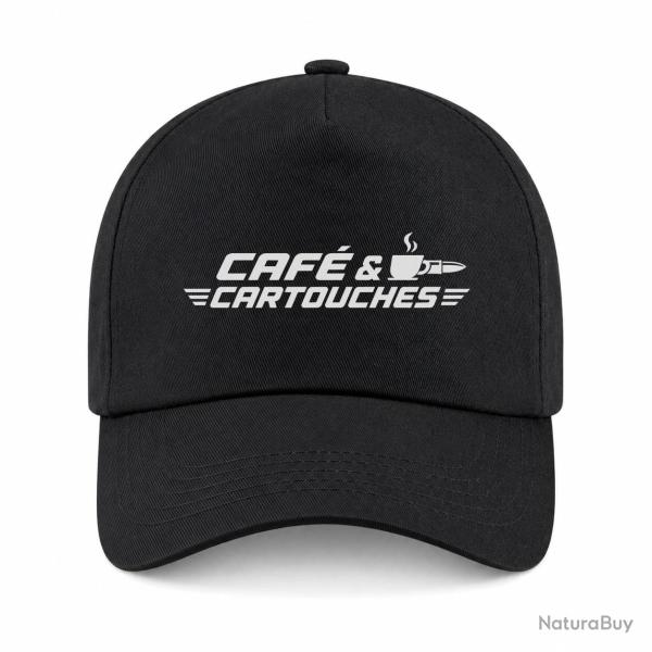 Casquette Tir Sportif - Caf� et cartouches - Noir
