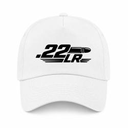 Casquette Tir Sportif - Calibre .22 LR - Blanc