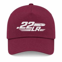 Casquette Tir Sportif - Calibre .22 LR - Bordeaux