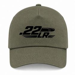 Casquette Tir Sportif - Calibre .22 LR - Kaki / Noir