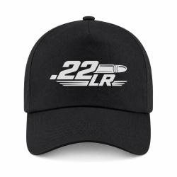 Casquette Tir Sportif - Calibre .22 LR - Noir