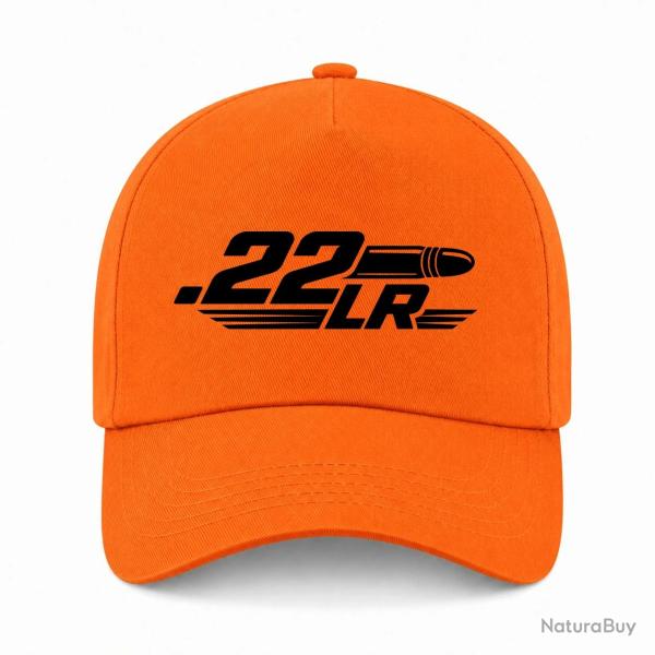 Casquette Tir Sportif - Calibre .22 LR - Orange