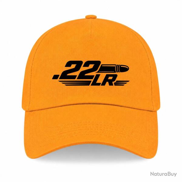 Casquette Tir Sportif - Calibre .22 LR - Jaune