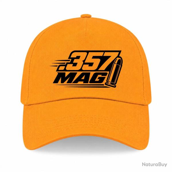 Casquette Tir Sportif - Calibre .357 Mag - Jaune