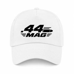 Casquette Tir Sportif - Calibre .44 Mag - Blanc
