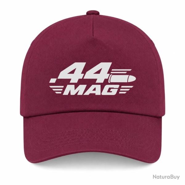 Casquette Tir Sportif - Calibre .44 Mag - Bordeaux