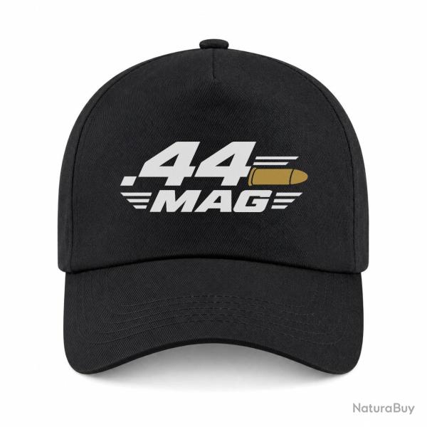 Casquette Tir Sportif - Calibre .44 Mag - Noir / Orange