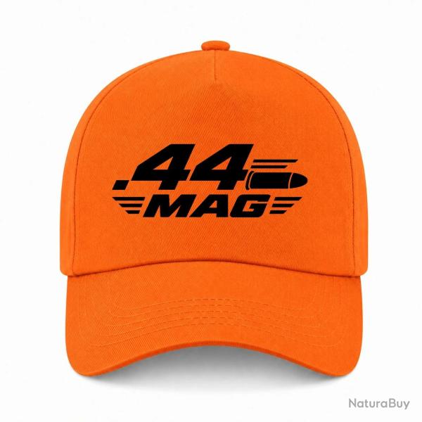 Casquette Tir Sportif - Calibre .44 Mag - Orange