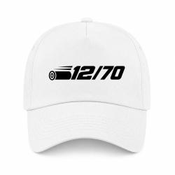 Casquette Tir Sportif - Calibre 12 - 12-70 - Blanc