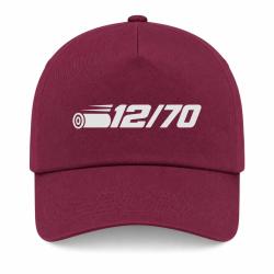 Casquette Tir Sportif - Calibre 12 - 12-70 - Bordeaux