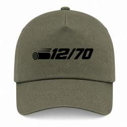 Casquette Tir Sportif - Calibre 12 - 12-70 - Kaki / Noir