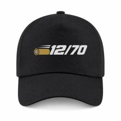 Casquette Tir Sportif - Calibre 12 - 12-70 - Noir / Orange