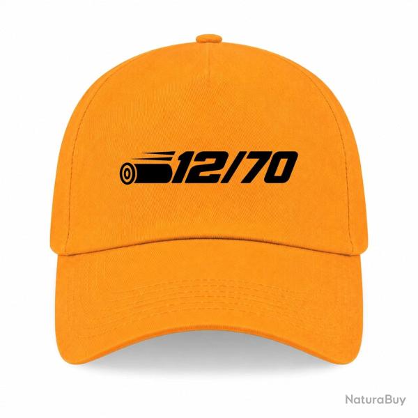 Casquette Tir Sportif - Calibre 12 - 12-70 - Jaune