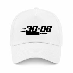 Casquette Tir Sportif - Calibre 30-06 - Blanc