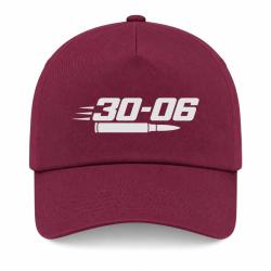Casquette Tir Sportif - Calibre 30-06 - Bordeaux