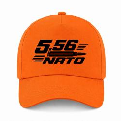 Casquette Tir Sportif - Calibre 5.56 NATO - Orange