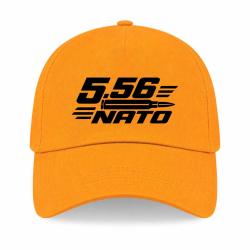 Casquette Tir Sportif - Calibre 5.56 NATO - Jaune