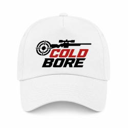 Casquette Tir Sportif - Cold Bore - Carabine - Blanc / Orange