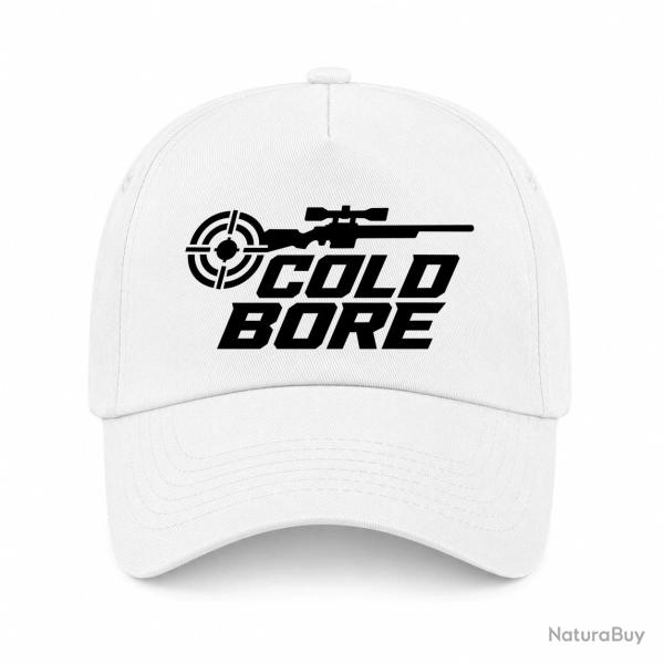Casquette Tir Sportif - Cold Bore - Carabine - Blanc