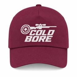 Casquette Tir Sportif - Cold Bore - Carabine - Bordeaux